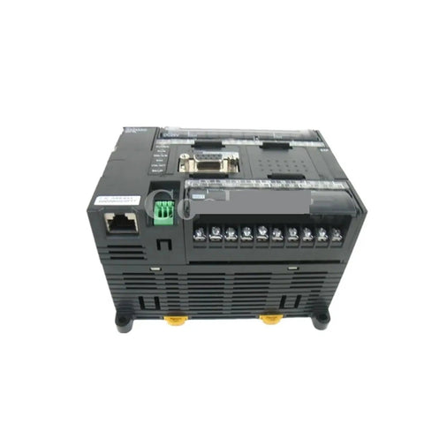 Compact CP1L Series PLC Module With EM30DR-D And EM30DT1-D IO For Industrial Automation Programmable Logic Controller For Machinery Control Reliable Plug-And-Play Setup Heavy-Duty 24V DC PLC Hardware Upgrade, front view