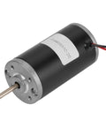 Dope High Speed Permanent Magnet DC Motor For DIY Generators, 6V-12V-24V, 3500-8000 RPM, showing copper windings and CW CCW rotation