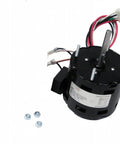 Heavy Duty Industrial Condenser Exhaust Blower Motor 1/50 Hp 115 Volt Single Phase 2 Speed Fan Motor Direct Swap For NbK 142 144 D1100 with wiring and hardware.