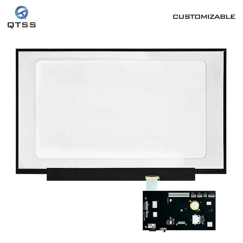 17.3 Inch Ips Lcd Monitor 1920x1080 Full Hd Display Screen with customizable design and connection ports viewed from the front.