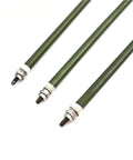 Heavy Duty 6.6mm Straight Tubular Heater For Hot Runner Manifold Stainless Steel Flexible Heating Element 500mm 700W showing three heating elements with connectors.