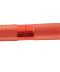 Close-up of orange anti slip grip on Grab And Go Deburring Multitool With Removable Handle, Internal And External Reamers, Chamfer Tool