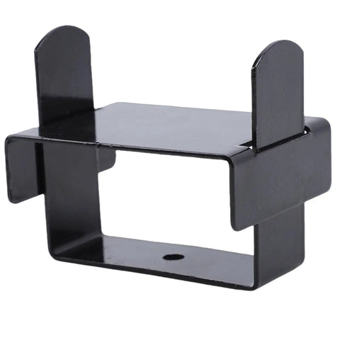Heavy Duty 4-Pack Stainless Steel Leaf Spring Clamp Kit For Bend Repair Fix And Secure Truck Suspension Parts With Tough Corrosion Resistant Clips That Will Keep Your Ride Safe And Slammin Good, black clamp