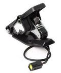 Plug Straight In Hall Effect Accelerator Throttle Pedal With Zero To Five Volt Analog Output For Electric Cars And Golf Carts Delivers Dead Smooth Throttle Response All Week Long, angled view showcasing metal and plastic components.