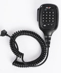 MD9600 GPS DMR Dual Band 50 Watt Mobile Radio For Cars And Trucks With AES256 Encryption And Built In GPS handheld microphone