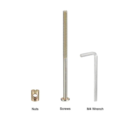 Bronze Color M6 Hex Socket Head Cap Screws And Barrel Nuts Set 4 5 10 Pack M6 X 80 90 100 110 120 Mm For Chairs Cots And Baby Beds Includes Wrench