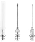 Three grease gun needle tips in steel, part of Grease Gun Needle Tips 3 Pack Steel Pro Grade Portable and Detachable Bearing Nozzle