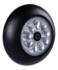 9-LED Anywhere Light XB Black, circular with on/off button and adhesive back