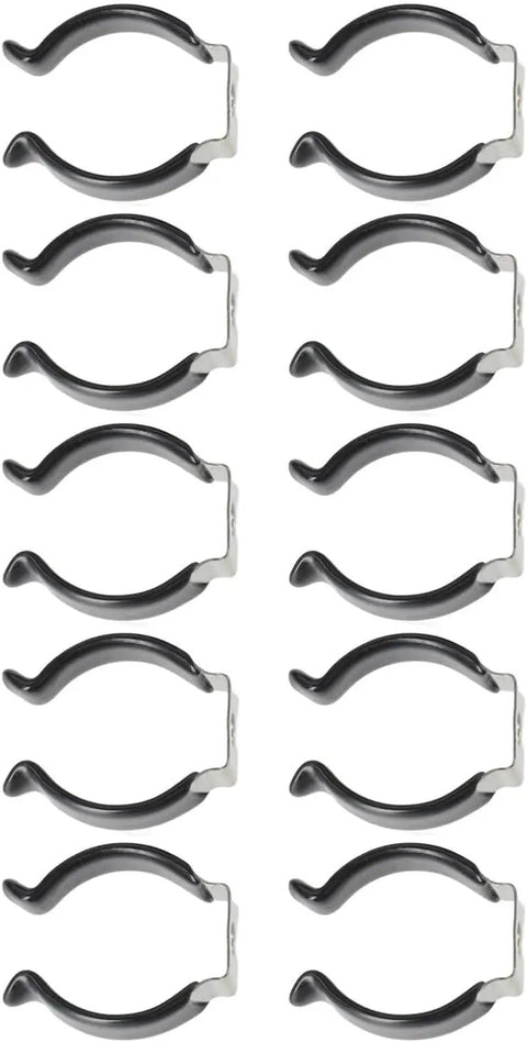 Heavy Duty Spring Clips For Tool Storage Narrow Base Pipe Clamps For Brooms Brushes Rakes And More 20mm To 30mm Quick Grip