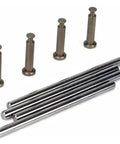RC Hinge Pin Set 8RTR LOSB4106 Replacement Parts For Gas Car And Truck - Durable Pin Kit For Quick Repairs Easy Install Fits Common RTR Models And 1:10 Scale Hobby RC Vehicles, metal pins