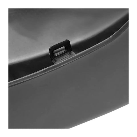 Upgrade Your Ride With Heavy Duty Black Rear Bumper End Cap For Toyota FJ Cruiser 2007 To 2014 Durable Side Wrap Trim Protection Shells Designed To Resist Heat UV And Scratches While Adding Serious Style To Your Off Road Beast. Close-up of black rear bumper end cap clip