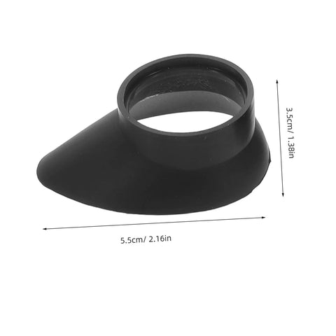 Soft rubber eyepiece cover with dimensions for Two Pack Eyepiece Covers Soft Rubber Lens Protectors For Microscope Telescopes Binoculars Scope.