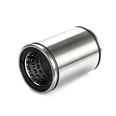 Hella Smooth Stroke Linear Bearing Bushing One Piece Fits Round Guide Shafts for Heavy Duty Automation and precision guide use.