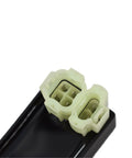 Close-up of Honda 300 Fourtrax CDI Ignition Coil Replacement Box connectors for 1988-1993 ATVs, showing dual plug design.