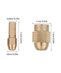 Get This 11-piece Mini Drill Chuck Collet Set With Copper Nut For All Your Rotary Tools. Gold finish collet nuts for precision work.