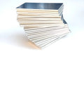 Stack of 5052 aluminum welding coupons in 2x4 size for Premium Aluminum Welding Practice Coupons 5052 Aluminum 2x4 Inch Pack Of 24 For MIG TIG Stick Arc Gas Brazing Training Build Real Skills And Confidence In Welding Beginners And Pros