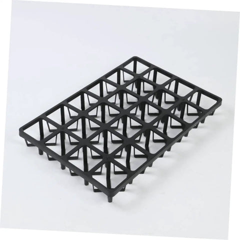 5 Piece Nursery Pot Brackets For Germination And Transplant Breathable Plant Tray Racks For Greenhouse Gardening Space Saving Root Safe Supports Easy To Use Plant Stand For Pots Durable Plastic Design