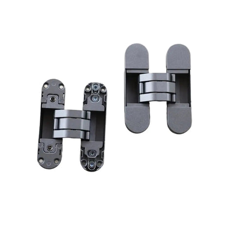 Adjustable Zinc Alloy Invisible Concealed Door Hinge for a Sleek Lowkey Profile Look, durable hidden hardware detail view