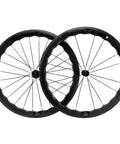 Tubeless Carbon Road Wheelset 45 50 65mm Deep 700c Clincher 25mm Width Toray T700 UD Matte Finish EN Quality Tested Shimano 8 9 10 11 Speed Compatible V Brake Road Use