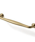10 Pack Cabinet Handles Set 5 Inch 128mm Screw Spacing Champagne Bronze Solid Zinc Alloy Furniture Pulls with arch design