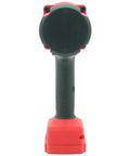 Front view of Cordless 3/4-Inch Impact Wrench, Brushless, 4-Mode Speed, Heavy-Duty Torque for Trucks, Tool Only, Red Handle
