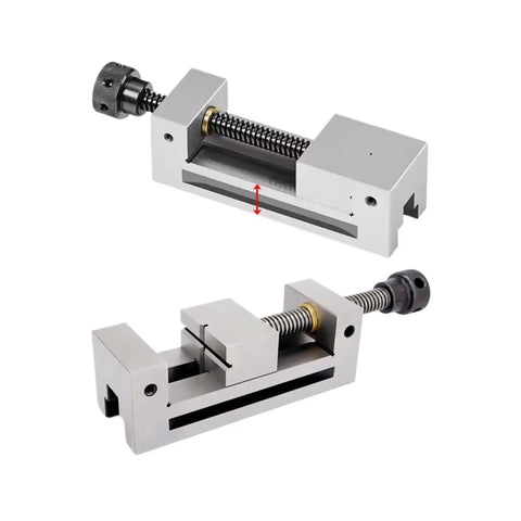 Real Deal 6 Inch Flat Jaw Vise Built Dang Tough For Metal Shop Grinds Stainless Steel Bench Fixture And Right Angle Clamping Rig For Serious Machining Runs, detailed view showing clamping mechanism.