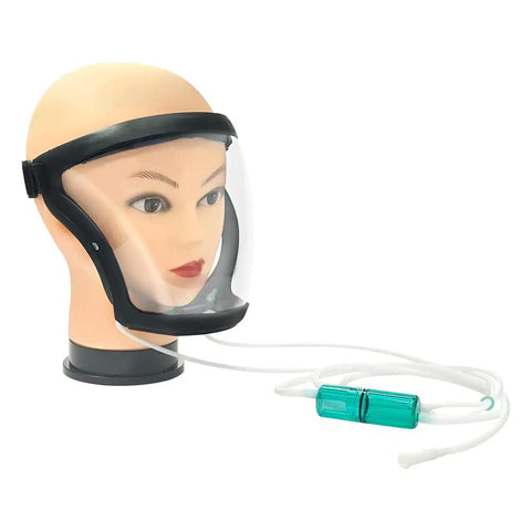 Hydrogen Face Mask With H2 Gas For Deep Hydration And Antioxidant Skincare Full Face Hydrogen Inhalation Mask on mannequin head