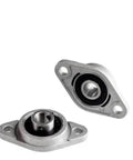 Solid 4pcs Zinc Alloy Pillow Block Bearings With Self Aligning Flange Mount Fitting 8 To 25mm Linear Shafts Offering Smooth Rotation And Secure Lock For Heavy Duty Machinery Where You Want Zero Hassle Performance Plus No Slip During Load Projects, 20mm