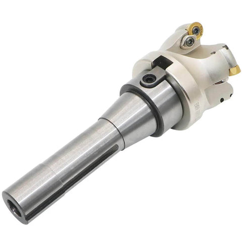 Face mill cutter holder EMRW 6R with RPMT1204 hard alloy blade on cylindrical shank; includes 8mm and T15 spanners.