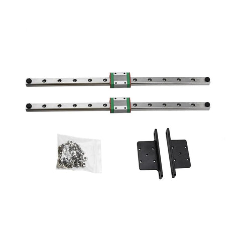 Dual MGN12H 300mm Y Axis Linear Rail Upgrade Kit With Mount Brackets For 3D Printers Side By Side Rails Ender-3 Compatible