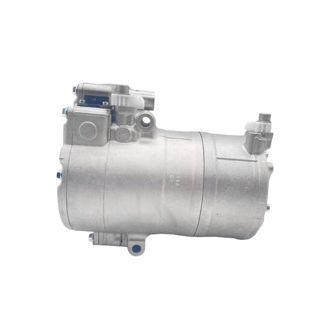 B Class Vito Smart AC Compressor Hybrid Replacement With Precision Scroll Piston And Lightweight Aluminum Body OE A0032305111 SHS33H4155 Plug And Play Fit For Easy Install And Reliable Quiet Cooling, aluminum compressor side view