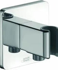 Modern Chrome Handheld Shower Head Holder Wall Mount With Non Return Valve For Easy Hose Connection And A No Fuss Sleek Look