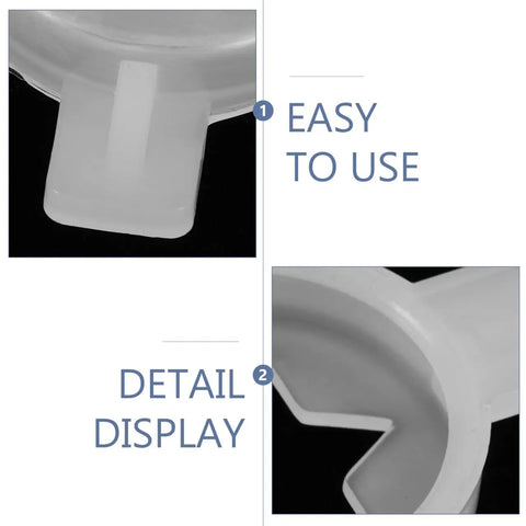 Close-up of Six Point Star Ice Cream Nozzle Replacement For Soft Serve Machines Hexagon Shaping Tip, showing design details.