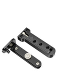 Two Piece Hidden Door Hinges 3D Adjustable Swivel Zinc Alloy Build Straight Up Invisible Mount For Cabinets And Interior Doors heavy duty hinge parts in black