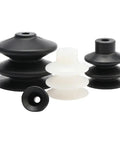 Big Robot Manipulator Pneumatic Accessories Industrial Rubber Sucker Suction Cup Chuck PCG60 PCG90 Model 60N Heavy Duty Vacuum Gripper components in black and white