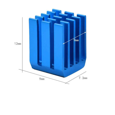 Easy No Fuss Passive Cooling Heatsink Kit With Thermal Conductive Tape For Stepper Driver Modules TMC2130 TMC2100 A4988 DRV8825 TMC2208