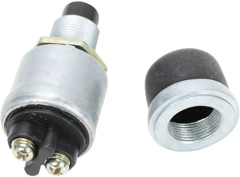 Beefed Up 50A 12V Waterproof Push Button Switch For Car And Boat SPST Momentary Horn Start Starter Diecast Aluminum Body With Copper Contacts