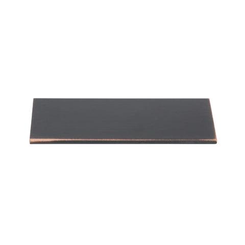 Oil Rubbed Bronze Edge Pull Cabinet Handle With Three Inch Center To Center Mounting And Overall Length Of Three And Three Quarters Inches