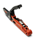 Folding Utility Knife With Tool Free Blade Change, Slim Thumb Bridge Grip, End Cap Storage For 3 Spare Blades