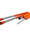 Automatic Slack Adjuster Release Tool For Air Braking Systems And Double Square Ratcheting Wrench Set 5/16 7/16 9/16 Inches