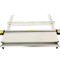Heavy Duty 125 Cm Acrylic Bender Machine With No Sweat Water Cooling And Crisp Temp Controls For Pvc Vinyl Sheets Pro Shop Angle Positioning Bracket Upgrade Set from top view.