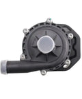 Electric Auxiliary Water Pump For Tesla Model S And X 12 To 16 Straight Up Solid Fitment Keeps Coolant Flowin Smooth Keeping Your Daily Runner Chill Under Pressure Oem Replacement Assembly, top view.
