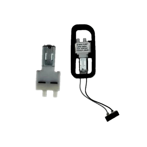 Top Shelf Robot Vacuum Parts Including Slick Water Tank Pump Motor, water pump motor with connectors for easy installation.