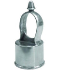 Aluminum Eye Top Loop Cap for Chain Link Fence Fits 1-7/8 Inch Post and 1-3/8 Inch Top Rail Durable No Fuss Easy Fit Fence Post Cap For Secure Finish