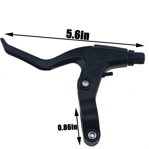 Upgrade Your Ride With This 4 Piece Aluminum Bicycle Brake Set For Mountain And Road Bikes, 5.6in lever with 0.86in clamp
