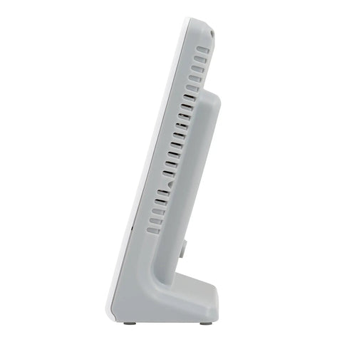 Side view of All In One Wireless Weather Station With Indoor And Outdoor Temperature And Humidity Min And Max Records With Timestamps