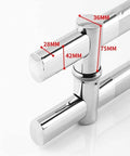 Heavy Duty Stainless Steel Sliding Barn Door Handle 24 Inch Built To Last Pull Push Door Hardware for Wood Glass Metal Doors