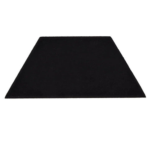 Sick Acoustic Panel Set With 12 Pieces Of Trapezoidal Soundproof Foam, a black trapezoidal foam panel for sound absorption.