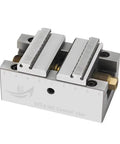 Heavy Duty Self- Centering Vise With Quick Clamp For CNC Milling Machine Precision 4/5 Axis Fixture showing alloy steel construction.
