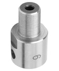Stainless Steel Chuck Connecting Rod For K01 50 To 63 And K02 50 To 63 Mini Lathe Chuck, M14x1 threaded, side view